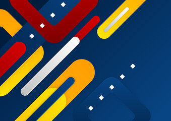 Abstract colorful geometric shapes background