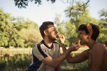 Feeding eachother