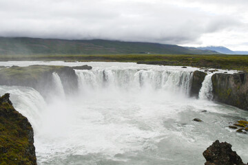 Godafoss waterfall of Iceland Golden Circle Europe