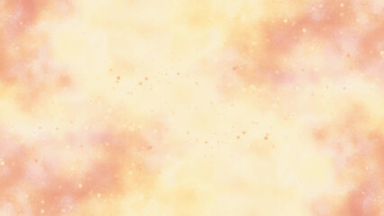 Watercolor painting soft textured on wet white paper background. Soft blurred abstract pink roses background. Abstract soft yellow watercolor grunge.