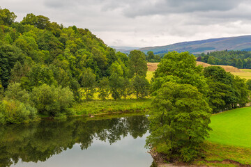 Fototapeta na wymiar Landscape in The South Lakeland , Cumbria, England, UK.