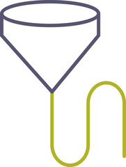 Unique Beer Bong Vector Icon