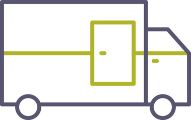 Unique Shipment Vector Icon