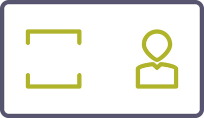 Unique Membership Card Vector Icon