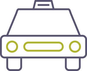 Cab Vector Icon