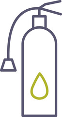 Unique Fire Extinguisher Vector Icon