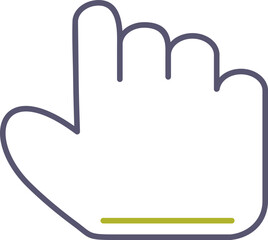 Unique Hold Vector Icon