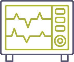 Obraz premium Heart Rate Monitor Icon