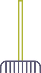 Fork picking leaves Icon