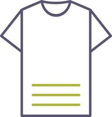 Plain T Shirt Icon