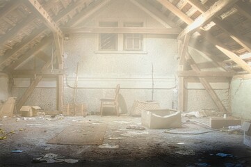 Verlassender Ort - Grusselig - Beatiful Decay - Verlassener Ort - Urbex / Urbexing - Lost Place - Artwork - Creepy - High quality photo
