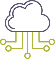 Cloud Computing Icon