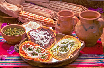 Traditional Guatemalan tostadas.