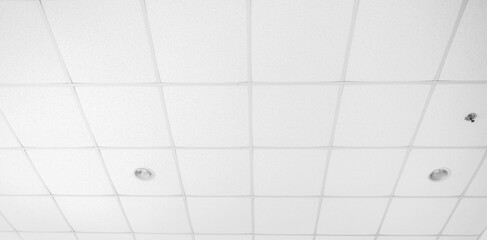 fluorescent lamp on ceiling