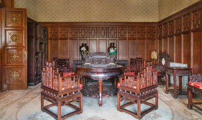 Chinese traditional decoration interior diagram