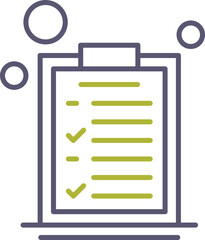 Obraz premium List Icon