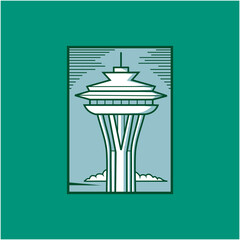 Seattle icon illustration