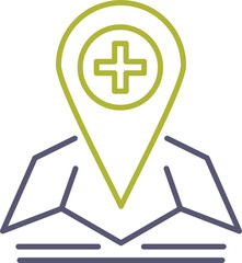 Obraz premium Location Icon