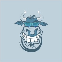 illustration of a bull / torro