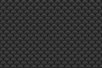 Black fish scales or mermaid scales pattern background.  © Thaimage