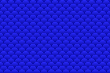 Fototapeta premium Blue fish scales or mermaid scales pattern background. 