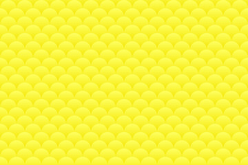 Yellow fish scales or mermaid scales pattern background.
