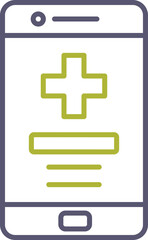 Fototapeta premium Medical App Icon