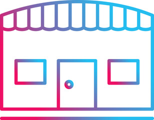 Unique Store Vector Icon