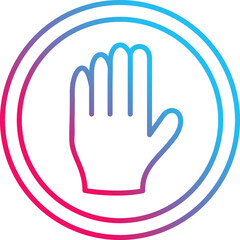 Halt Vector Icon