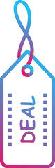 Unique Online Deals Vector Icon