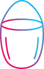 Unique Water Bucket Vector Icon