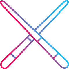 Pool Cue Vector Icon