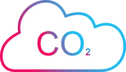 Carbon Dioxide Vector Icon