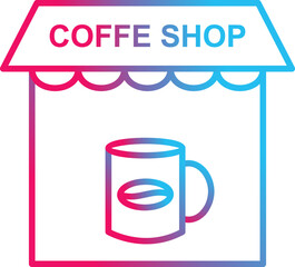 Coffee Shop Vector Icon