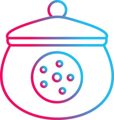 Cookie Jar Vector Icon