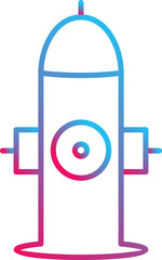 Unique Hydrant Vector Icon