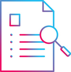 Unique Case Study Vector Icon