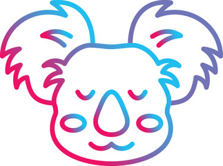 Obraz premium Koala Icon