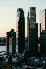 Obraz premium skyscrapers in New York City. Really tall and beautiful buildings. A typical image of the city