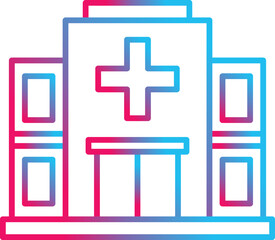 Obraz premium Hospital Icon