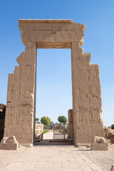 Fototapeta na wymiar Temple of Dendera in Qena, Egypt