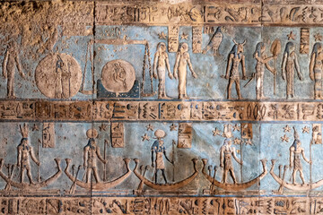 Temple of Dendera in Qena, Egypt