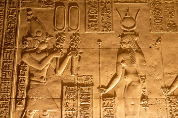 Temple of Dendera in Qena, Egypt