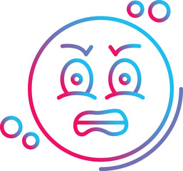Obraz premium Angry Icon