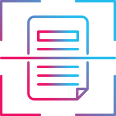 Obraz premium Scan Icon