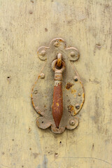 Old rusty knocker
