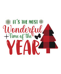 IT'S THE MOST WONDERFUL TIME OF THE YEAR T-SHIRT DESIGN