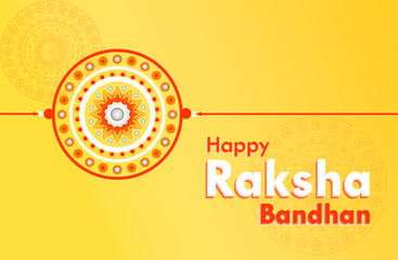 Raksha Bandhan Rakhi Background Indian Festival Decoration Celebration Template Wallpaper