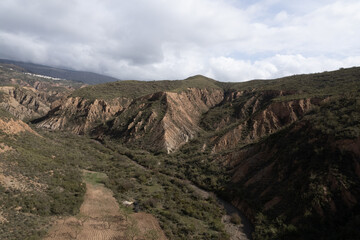 mountainous area in the south of Andalucia