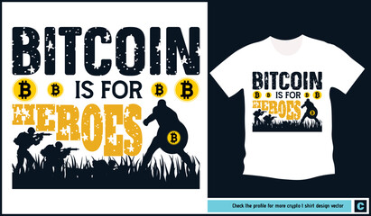 Bitcoin t shirt bundle for the heroes who takes all the challenges. Soldiers, fighting, super hero, bitcoin icon and typography, in tota a nice combination of beautiful tee shirt design vector bundle.